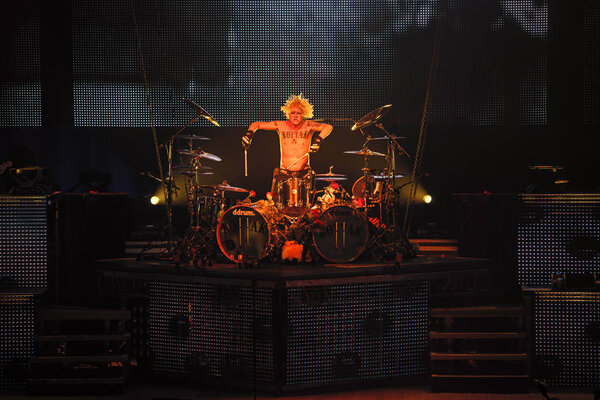 Dnipropetrovsk, Ukraine - October 31, 2012: Scorpions rock band