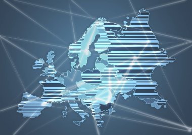 Avrupa Renkli Ülke Haritası