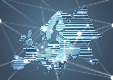 Avrupa Renkli Ülke Haritası