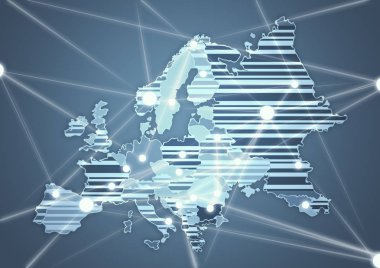 Avrupa Renkli Ülke Haritası