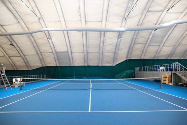Soyut kapalı Tenis Kortu