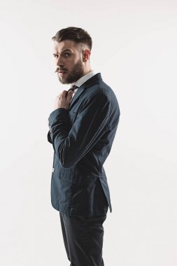 Şık yakışıklı genç adam portresi