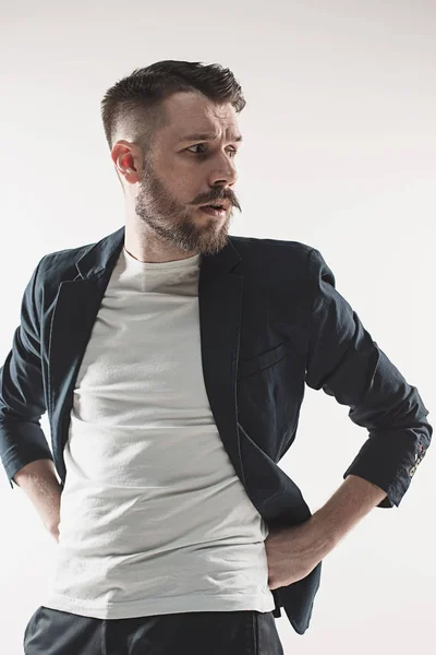 Portrait of stylish handsome young man — Stock Photo, Image