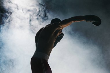 Afro Amerikan erkek boxer.