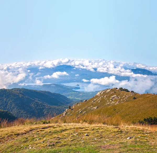 Het bergpanorama — Stockfoto