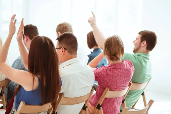 The people at Business Meeting in the conference hall. — Stock Photo, Image