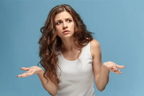 The portrait of disaffected woman — Stock Photo, Image