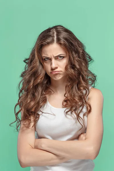 The portrait of disaffected woman — Stock Photo, Image