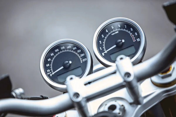 Motorcycle luxury items close-up: Motorcycle parts — Stock Photo, Image