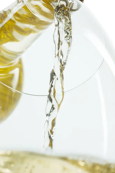 De witte wijn jet — Stockfoto