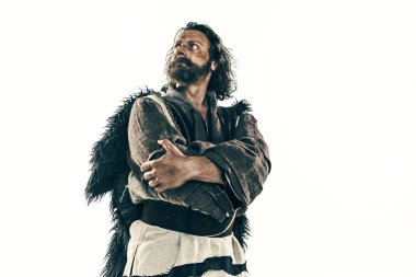 Aktör olarak makyaj, fakir bir adam