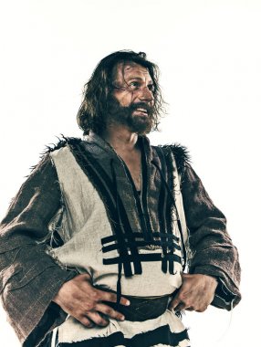 Aktör olarak makyaj, fakir bir adam