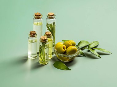 zeytinyağı ve zeytin dalı ahşap tablo