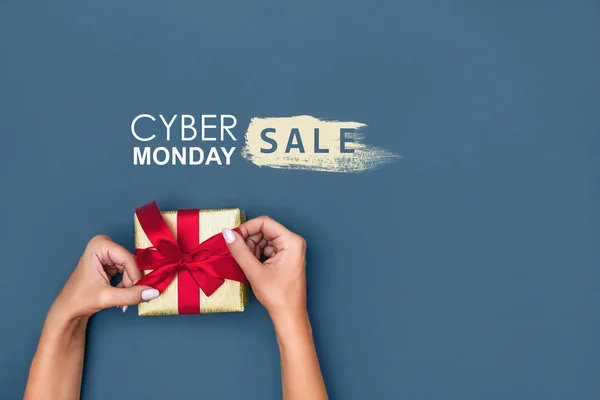 Conceito de venda Cyber Monday — Fotografia de Stock