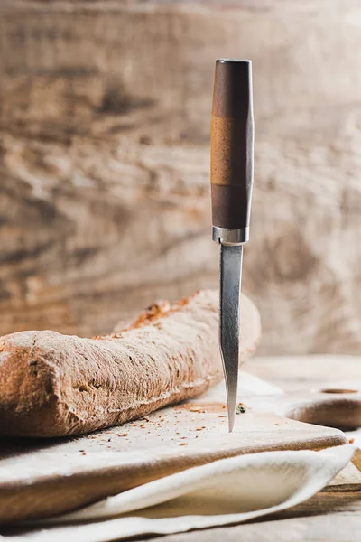Pan fresco en primer plano de la mesa —  Fotos de Stock