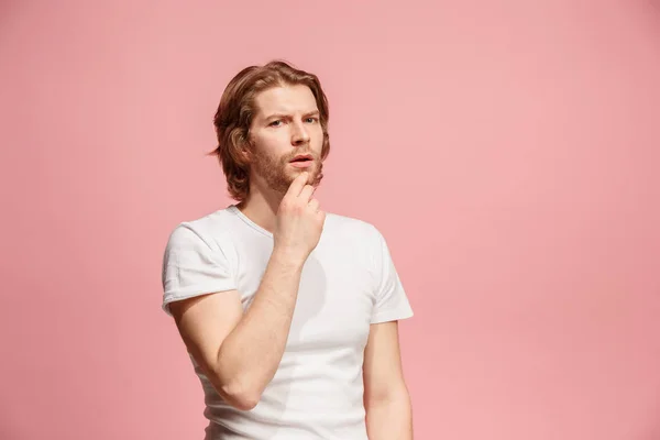 Joven hombre de negocios serio y considerado. Concepto de duda . —  Fotos de Stock