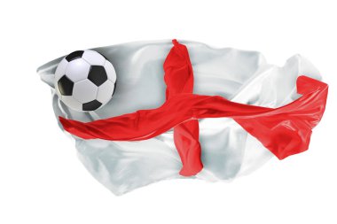 İngiltere'nin ulusal bayrak. FIFA Dünya Kupası. Rusya 2018