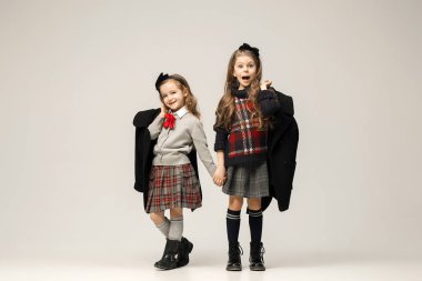 Moda portre Studio genç güzel teen kızların