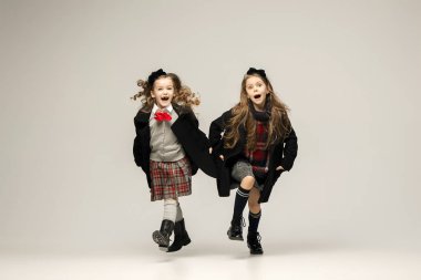 Moda portre Studio genç güzel teen kızların