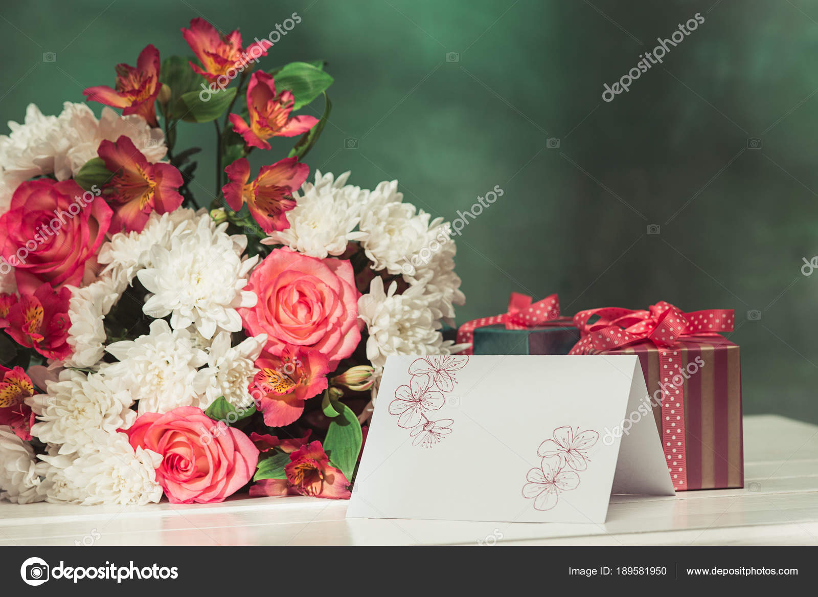 Fond Damour Avec Les Roses Roses Fleurs Cadeau Sur La
