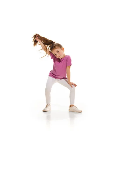 The kids dance school, ballet, hiphop, street, funky and modern dancers — Stock Photo, Image