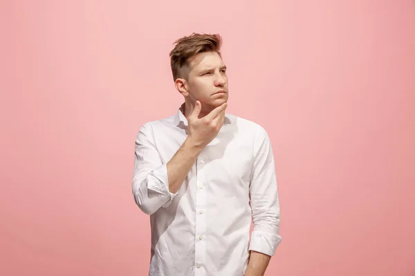 Joven hombre de negocios serio y considerado. Concepto de duda . — Foto de Stock