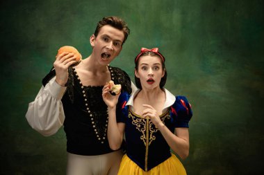 Genç balerinler, Pamuk Beyazlar gibi modern orman hikayelerindeki karakterler.