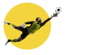 Beyaz arka planda sporcu eğitimi, ilanınız için el ilanı.