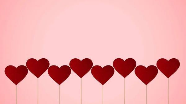 Card for Saint Valentines Day. Modern design, background or wallpaper — Stock Photo, Image