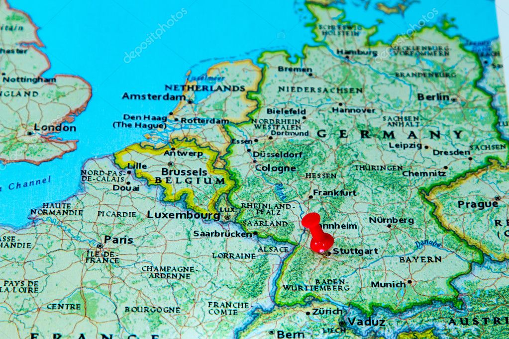 Stuttgart mapa superjoden