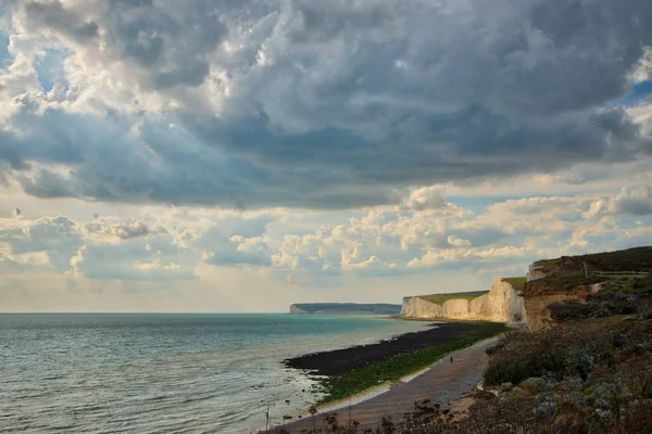 Birling Gap e as Sete Irmãs — Fotografia de Stock