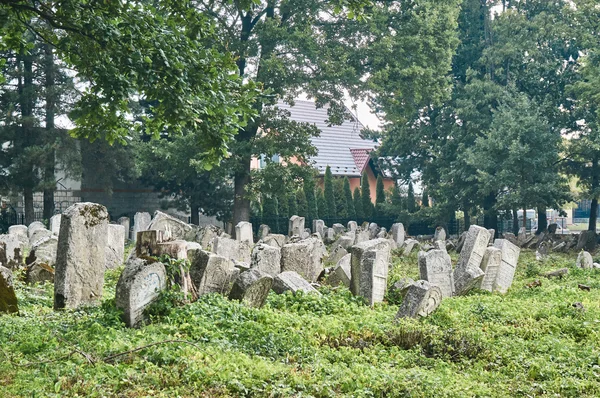 ユダヤ人の墓地の墓石 — ストック写真