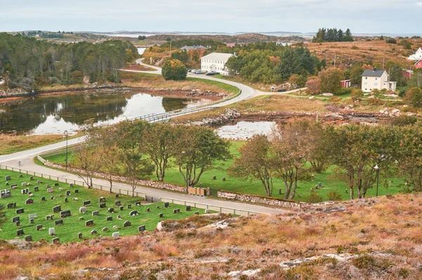 ノルウェー教会の秋の風景 — ストック写真