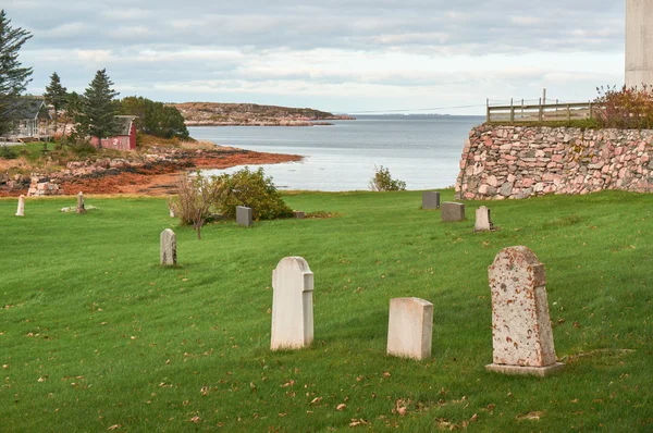 墓地にノルウェーの秋 — ストック写真