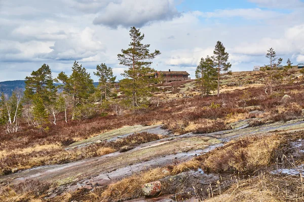 The slope of hill in tourist center — Stock Photo, Image