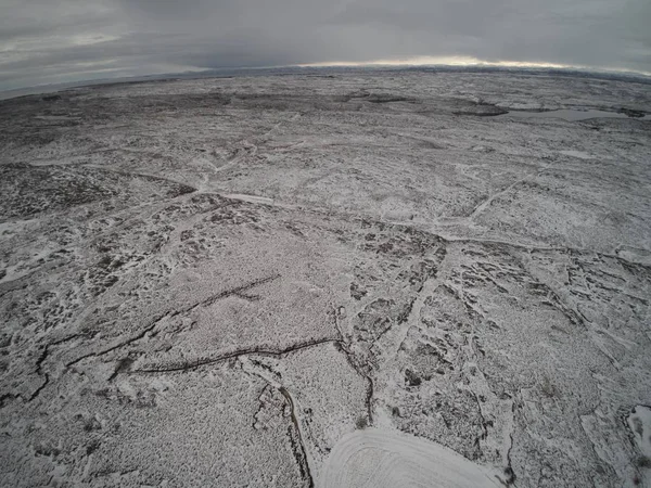 Aerial view winter in Norway — Stock Photo, Image