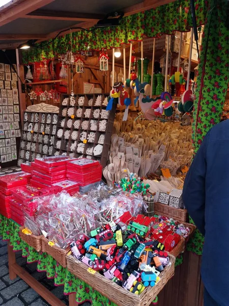 Κρακοβία Χριστουγεννιάτικη Αγορά — Φωτογραφία Αρχείου