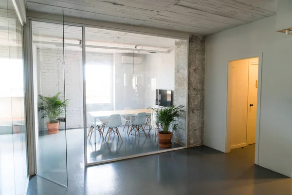 Interior of stylish modern office hall — Stok Foto