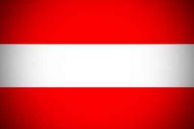 Avusturya bayrağı, Avusturya ulusal bayrak illüstrasyon simge.