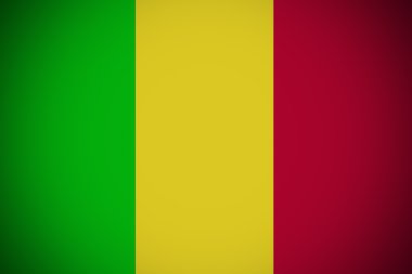 Mali bayrağı, özgün ve basit Mali bayrak