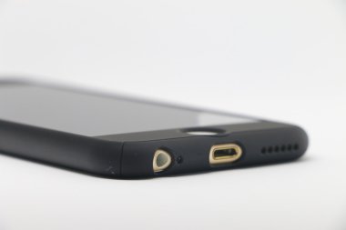 Beyaz arka plan üzerinde Smartphone