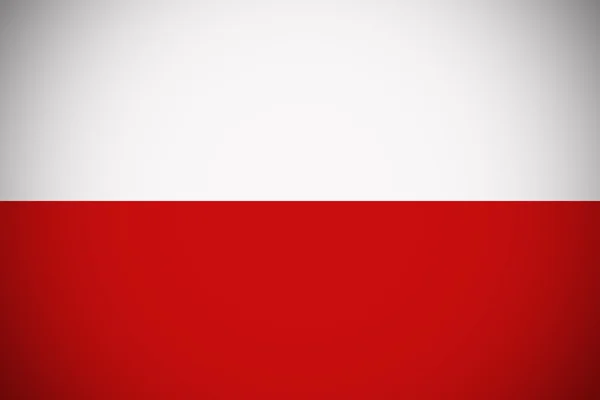 Drapeau de la Pologne, symbole d'illustration drapeau national de la Pologne . — Photo