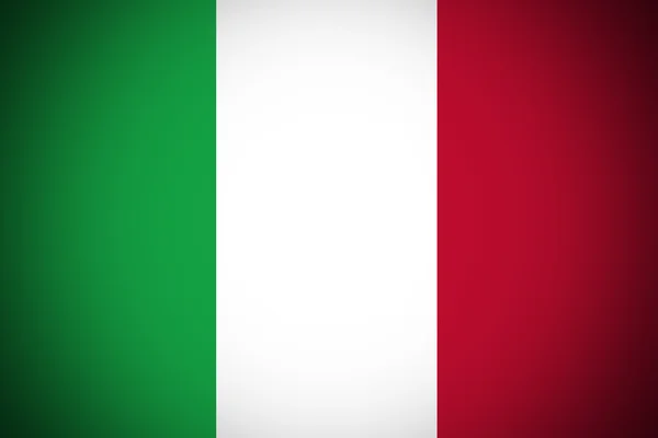 Bandera de Italia, símbolo de ilustración de bandera nacional de Italia . — Foto de Stock