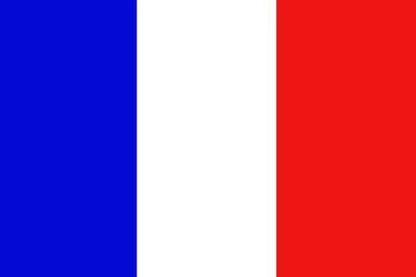 Vlag van Frankrijk, Frankrijk nationale vlag illustratie symbool. — Stockfoto