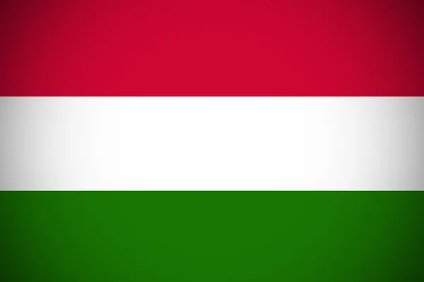 ハンガリーの国旗、ハンガリー国旗の図記号. — ストック写真