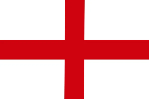 Bandeira da Inglaterra, Original e simples Bandeira da República da Inglaterra  . — Fotografia de Stock