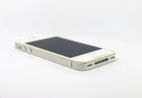 Smartphone a fehér háttér — Stock Fotó