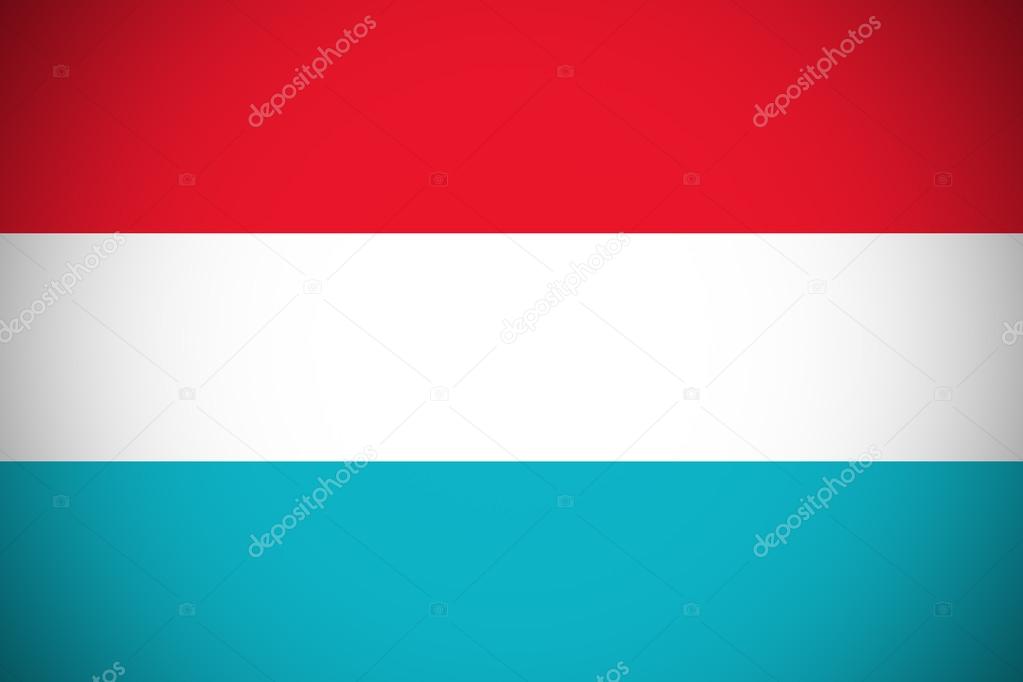 vlag van luxemburg, luxemburg vlag illustratie symbool — stockfoto