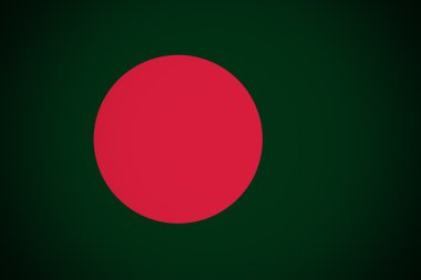 Bangladeş bayrağı, özgün ve basit Bangladeş bayrağı