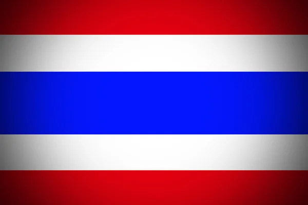 Bandera de Tailandia, bandera tailandesa original y simple —  Fotos de Stock